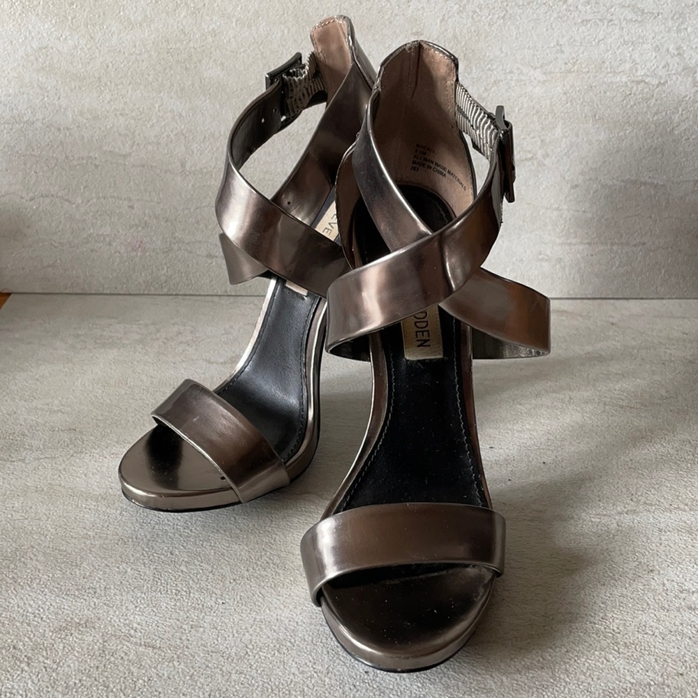 Pewter Steve Madden Heels